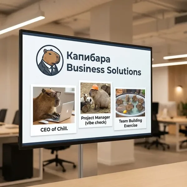 Engaging мемы content showcasing capybara humor